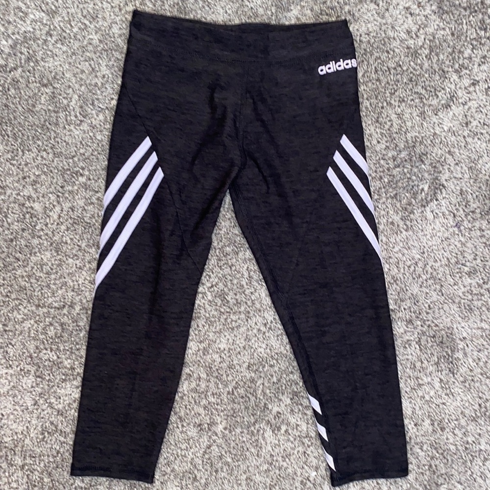 ADIDAS Girls climalite Leggings Size Small 7/8